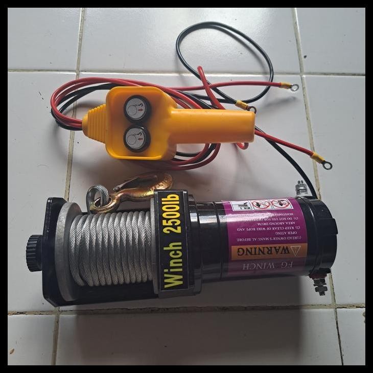 TERMURAH WINCH DEREK ATV HOIST 2500LBS 1100KG 