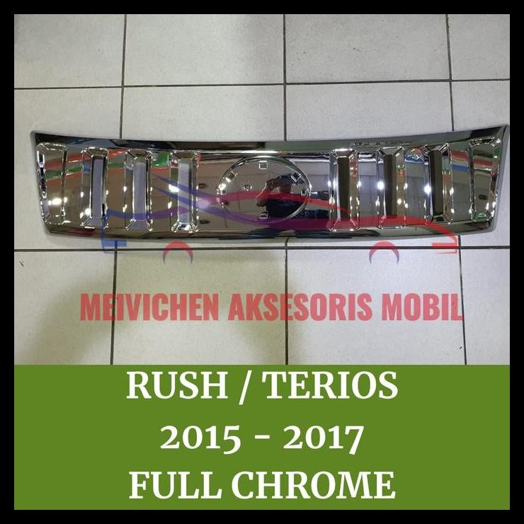 TERMURAH GRILL DEPAN MODEL HUMMER MOBIL RUSH TERIOS LAMA OLD 2015 - 2017 CHROME 
