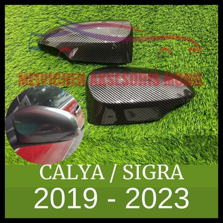 BEST DEAL COVER SPION MOBIL CALYA SIGRA 2019 - 2023 CARBON GLOSSY 