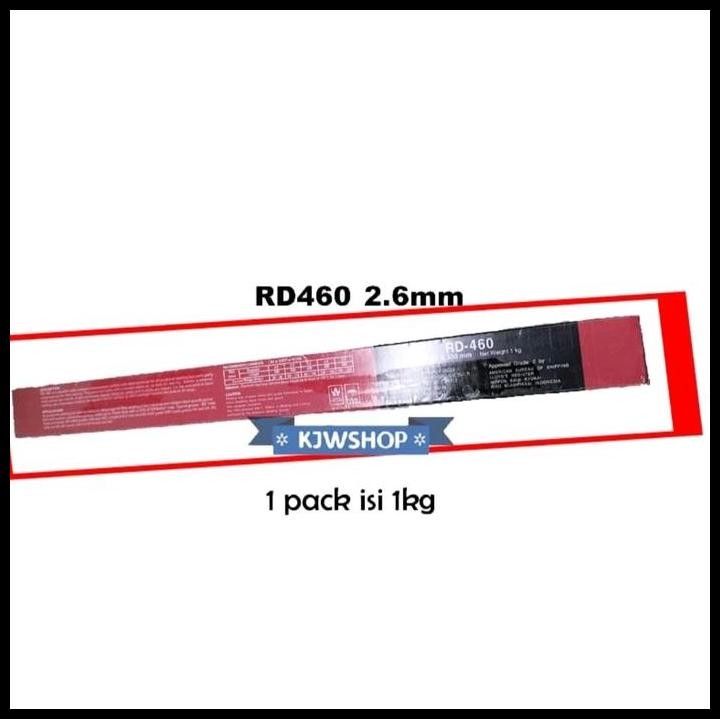 BEST DEAL KAWAT LAS BESI 2.6 MM RD460 1KG KAWAT LAS NIKKO STEEL RD460 2,6MM KAWAT LAS 2,6 MM RD 460 