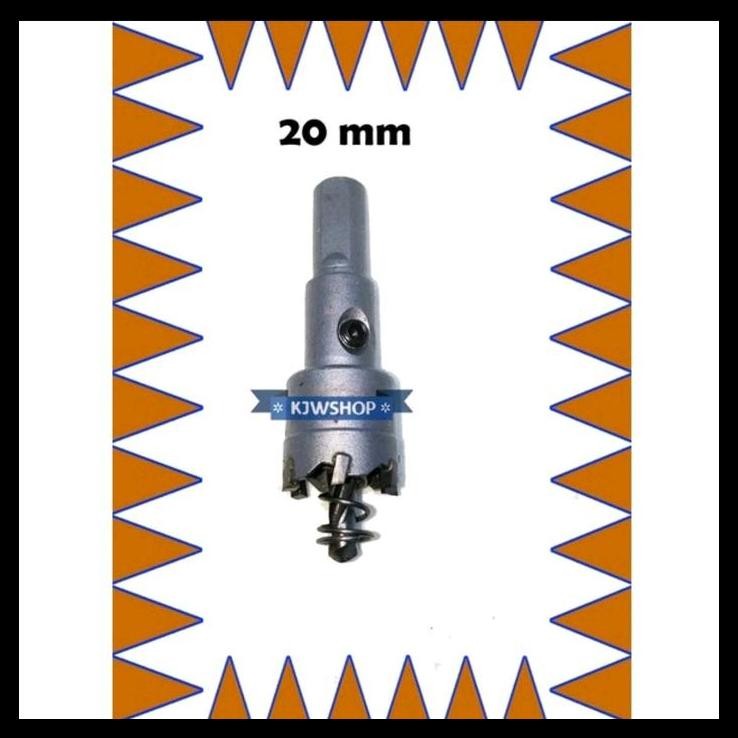 HOT DEAL HOLESAW TCT 20MM MATA BOR PELUBANG BESI STAINLESS UKURAN 20MM HOLE SAW 20 MM TCT ALAT PLONG
