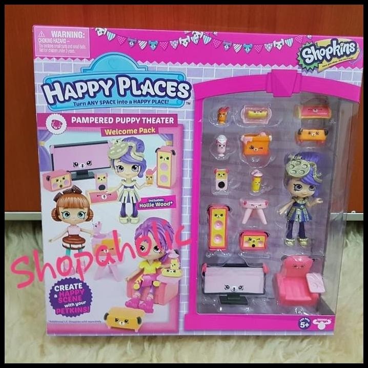 

Shopkins Happy Places OriginalHollie Wood Pampered Puppy Movie Theater