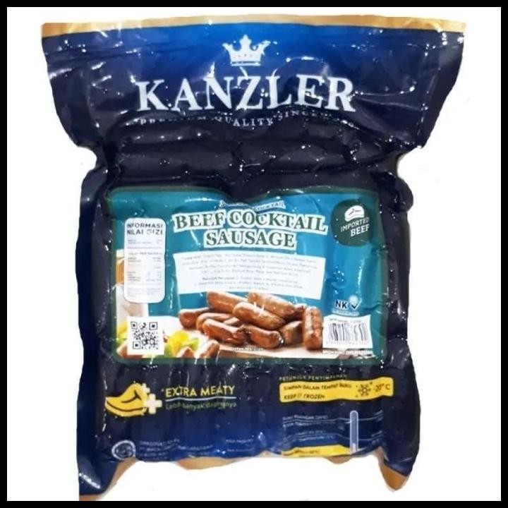 

HOT DEAL SOSIS KANZLER BEEF COCKTAIL SAUSAGE / SOSIS MINI 500GR !!
