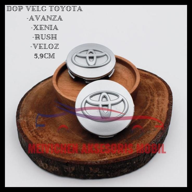 GRATIS ONGKIR DOP VELG TUTUP AS RODA AVANZA XENIA RUSH TERIOS VELOZ DIAMETER 5.9 OEM BERGARANSI 