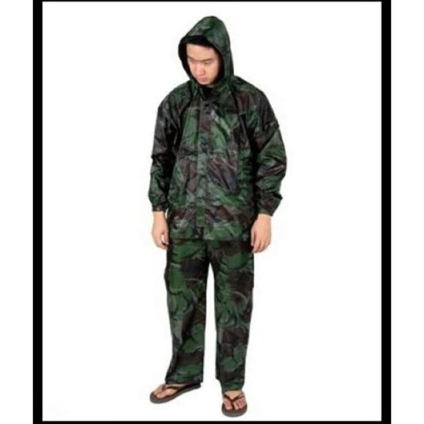 TERBARU - Jas Hujan Army Gizmo Japan