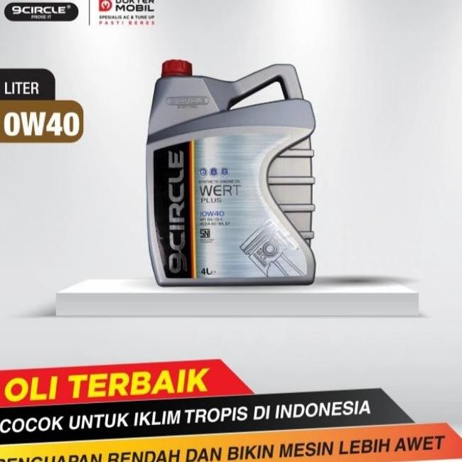 Oli Mobil Terbaik 9 Circle 10W 40 Synthetic Engine Oil Wert Plus