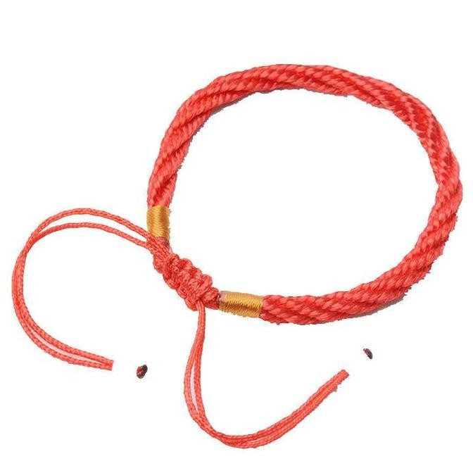 Hot Sale - Gelang Tali Merah Hitam Keberuntungan Tibet China Luck Charm Ori G237