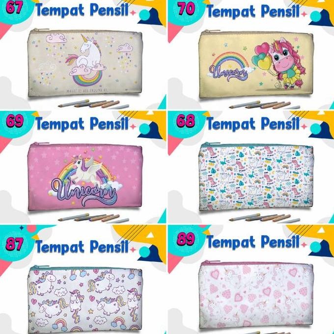 

Tempat Pensil karakter kartun full kulit sintetis 22x11 Dompet pouch AS