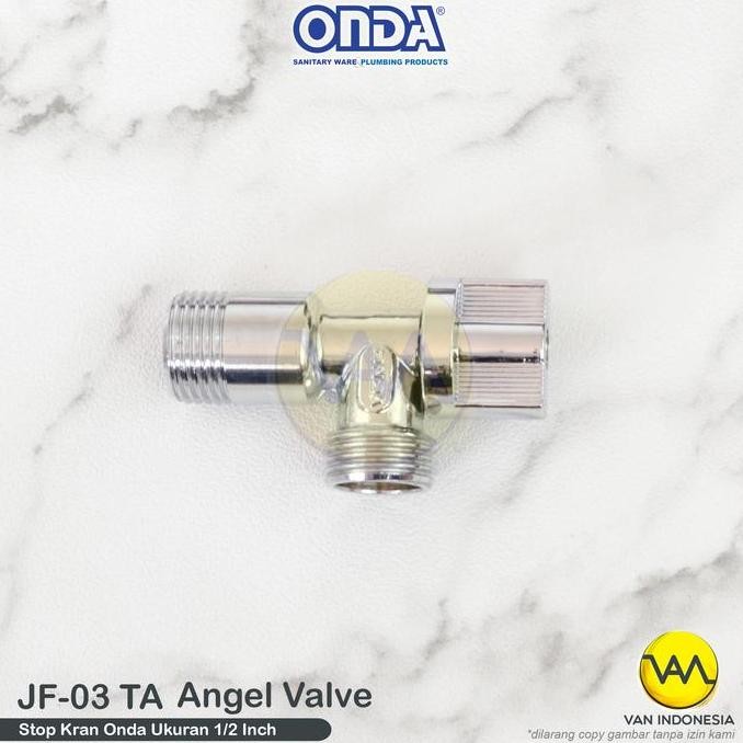 Tersedia Stop Kran Shower Toilet Onda JF 03 TA 1/2 Inch - Kran WC Closet Duduk