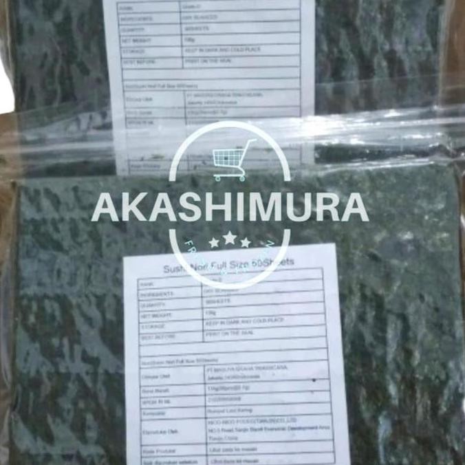 

Sushi Nori / Rumput Laut / Nori Nico Nico 50 Embar Kualitas Terbaik Harga Termurah