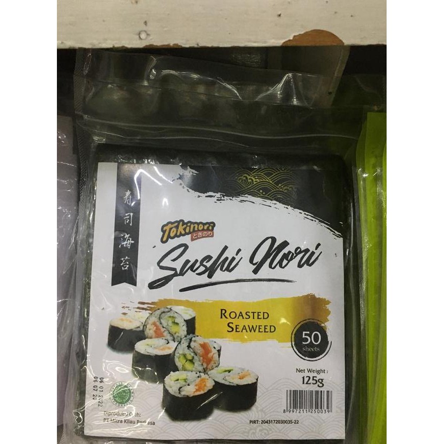 

Tokinori Sushi Nori Rumput Laut 50 Lembar Kualitas Terbaik Harga Termurah