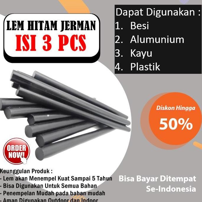 LEM HITAM SCHARZER KLEBER ASLI - LEM BESI PLASTIK PENAMBAL BOCOR ANTI AIR ASLI