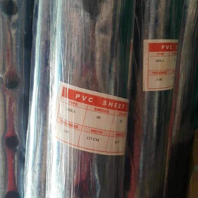 

PLASTIK BENING TEBAL ROLL 0.08MM - MIKA TRANSPARAN SAMPUL BUKU PLASTIK ASLI