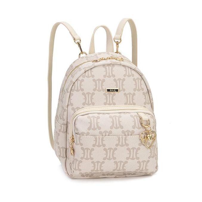 En-ji Niomi Tas Ransel Wanita - Cream SA