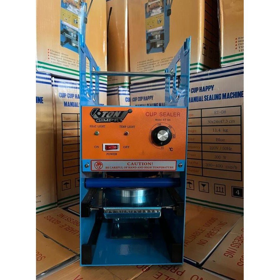 MESIN CUP SEALER PLASTIK MANUAL | ALAT PRESS GELAS PLASTIK MINUMAN ASLI