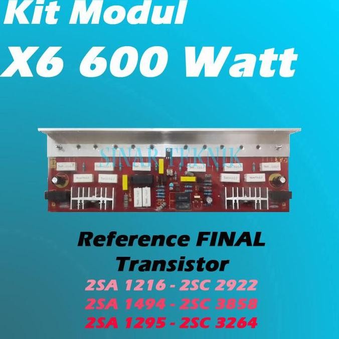 Kit Modul X6 ( Power Amplifier Mono Block 600 Watt ) PREMIUM