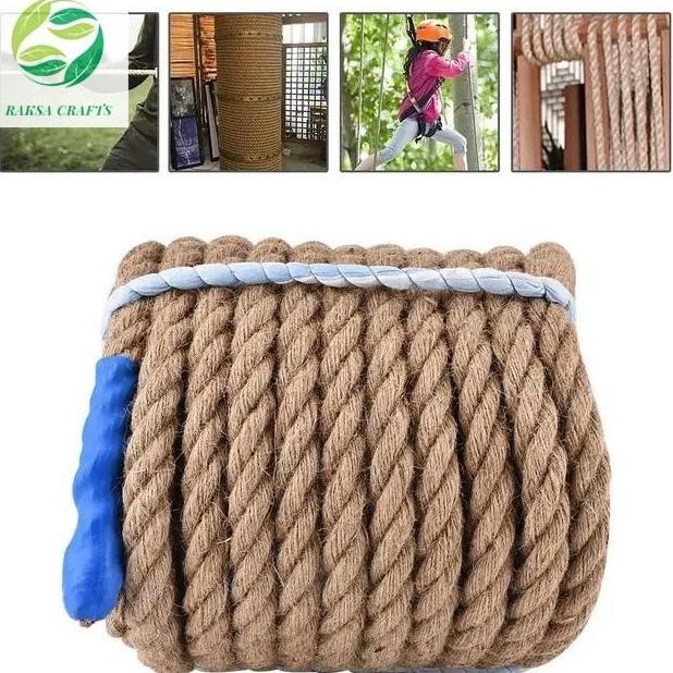 

Terlaris Tali Tambang 24Mm 26Mm 28Mm 30Mm Per Roll Tali Rami Goni Manila Dadung Tali Tarik Tambang Ready Stok