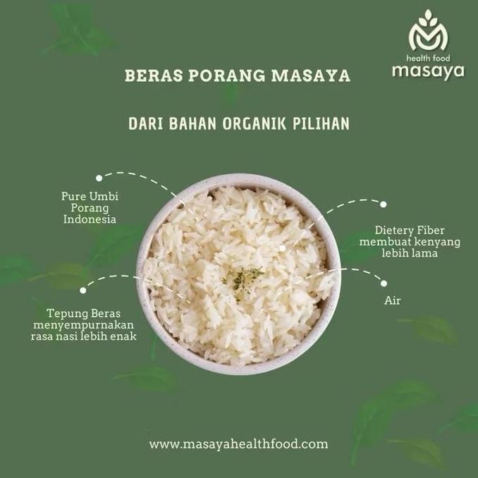 

Masaya Beras Porang || Kemasan Pouch 1 Kg WS