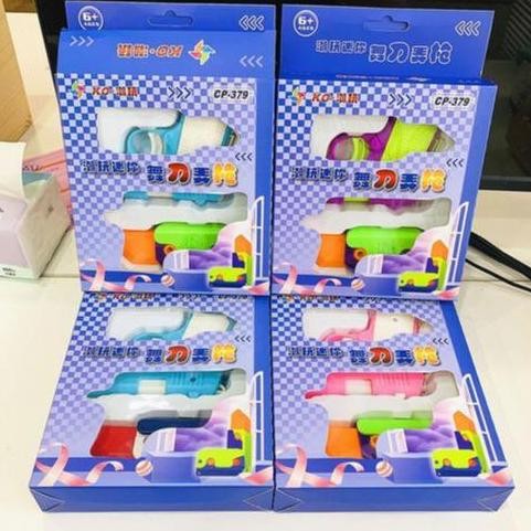MAINAN ANAK PISAU LIPAT 2IN1 FIDGET TOYS EDUKASI MINI PLASTIK ASLI