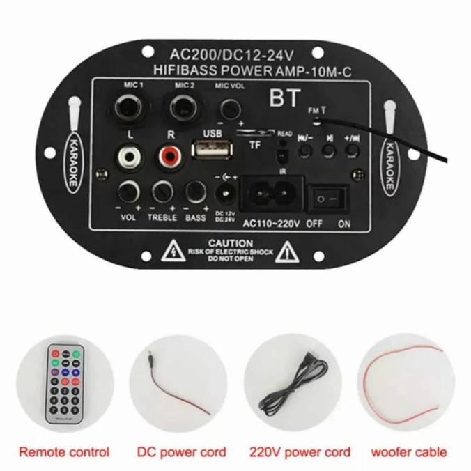 Papan Amplifier Audio Bluetooth Proyek Speaker Komponen Subwoofer 50W Harga Khusus