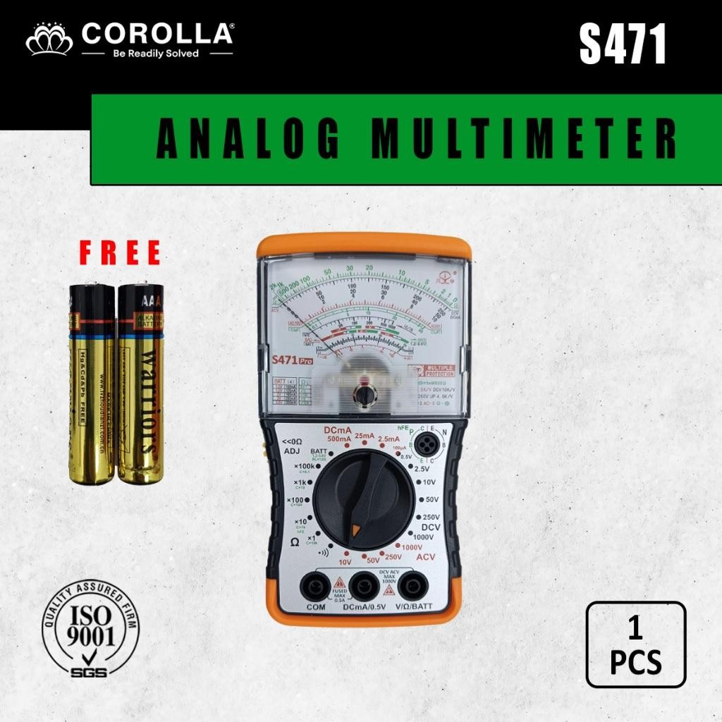 Analog Multitester S471 PRO Multitester Analog Berkualitas