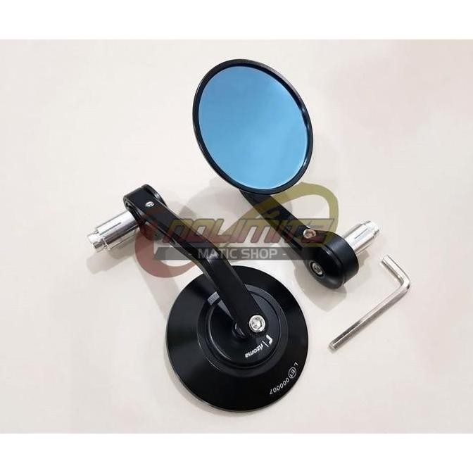 Spion Jalu Rizoma Bulat Minimalis Vespa Pcx Nmax Lexi Aerox Universal Original