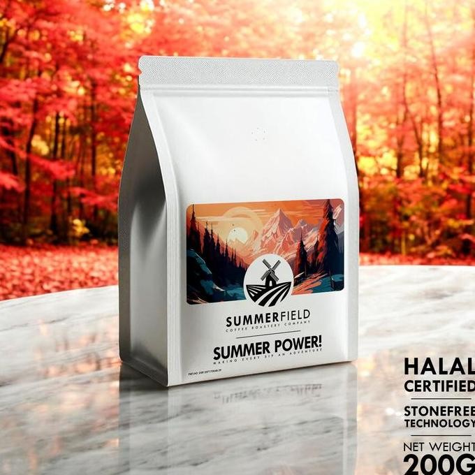 

READY KOPI SUMMER POWER 200GR - BIJI KOPI SPECIALTY SUMMERFIELD ARABIKA ROASTED