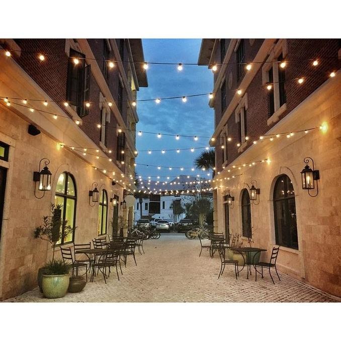 Fitting Lampu Gantung 10Meter+ 20 Fitting Lampu Outdoor Cafe