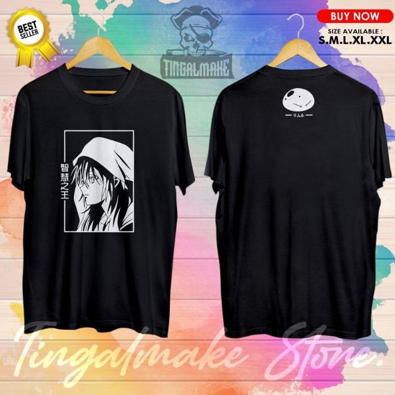 Promo Baju Tensura Rimuru Basic Tempest Aka Raphael Kaos Pria Wanita Kaos Anime