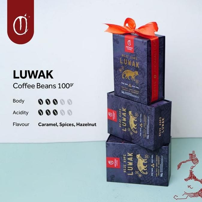 

READY KOPI LUWAK ANOMALI COFFEE 100GR | BIJI KOPI SPECIALTY INDONESIA