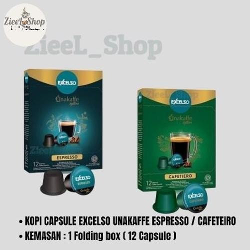 

READY KAPSUL KOPI EXCELSO UNAKAFFE - ESPRESSO & CAFETEIRO COMPATIBLE CAPSULES
