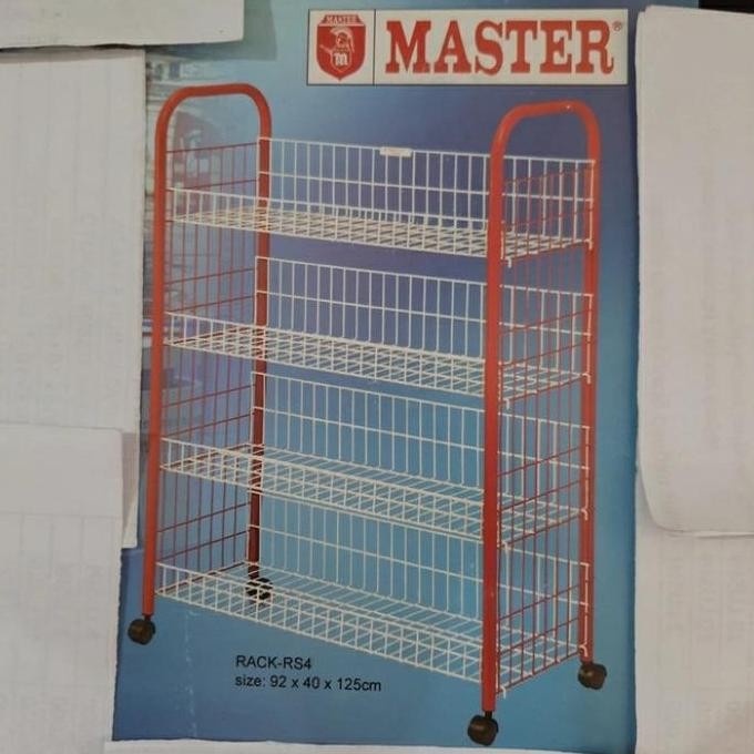 Stok Sj Rak Chiki Master/Rak Snack/Rak Display/Rak Serbaguna Master Ssn 4