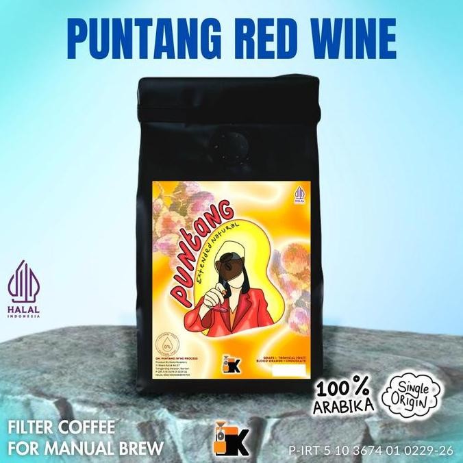 

READY KOPI ARABIKA PUNTANG RED WINE 1KG - BIJI KOPI PREMIUM ROASTED BEANS