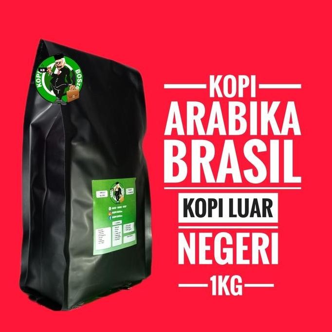 

READY KOPI ARABIKA BRASIL 1KG - KOPI IMPORT GRADE 1 MANUAL BREW ESPRESSO V60 TUBRUK