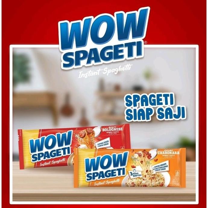 

Wow Spageti Instan Bolognese dan Carbonara 84g dengan Sosis, Saus Sambal dan Bubuk Cabai Dus atau karton