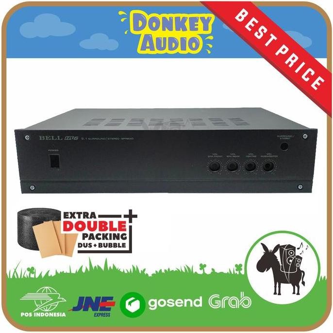 BOX HR6 HR 6 HR-6 5.1 POWER TONE AMPLIFIER AUDIO CASING AMPLIFIER BELL RESTOCK