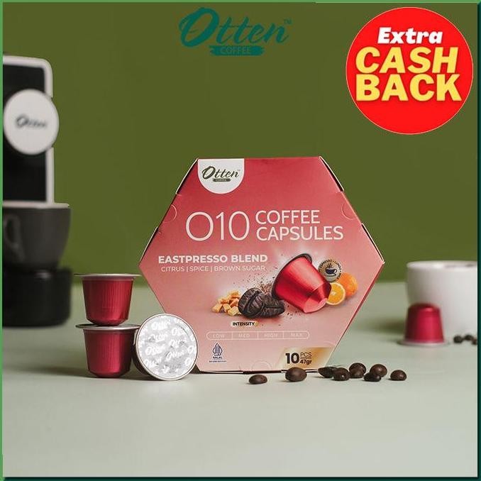 

READY KAPSUL KOPI O10 EASTPRESSO BLEND - NESPRESSO COMPATIBLE BY OTTEN COFFEE