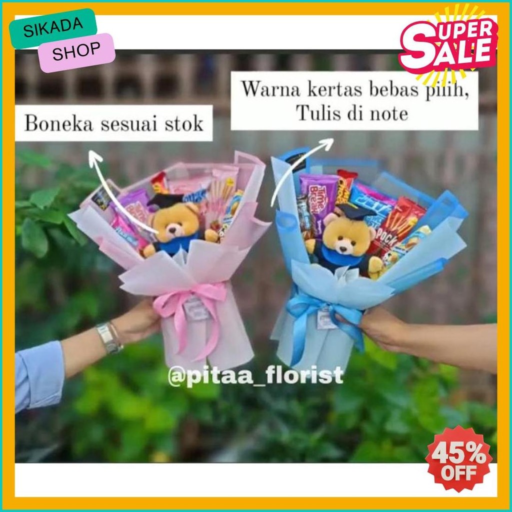 

Buket Wisuda / Buket Boneka Wisuda / Buket Graduation / Buket Snack Wisuda / Hadiah Wisuda Terlengkap Dan Termurah