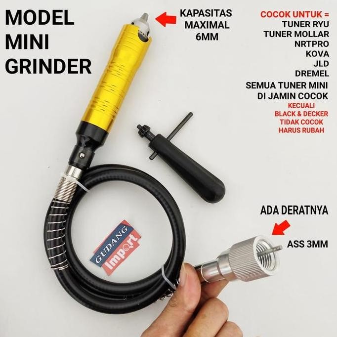 handpiece tuner sambungan mesin bor porting mini die grinder foredom tuner berkualitas