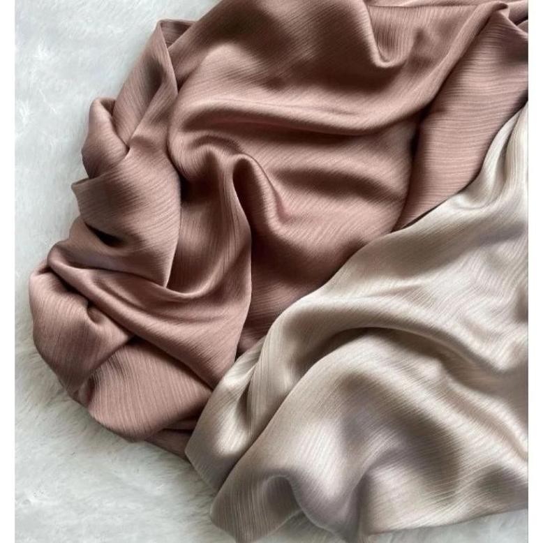 PASHMINA MALAY SILK SATIN ||PASHMINA SHIMER||HIJAB TREND MALAYSIAN||PREMIUM QUALITY CRADENZA SILK