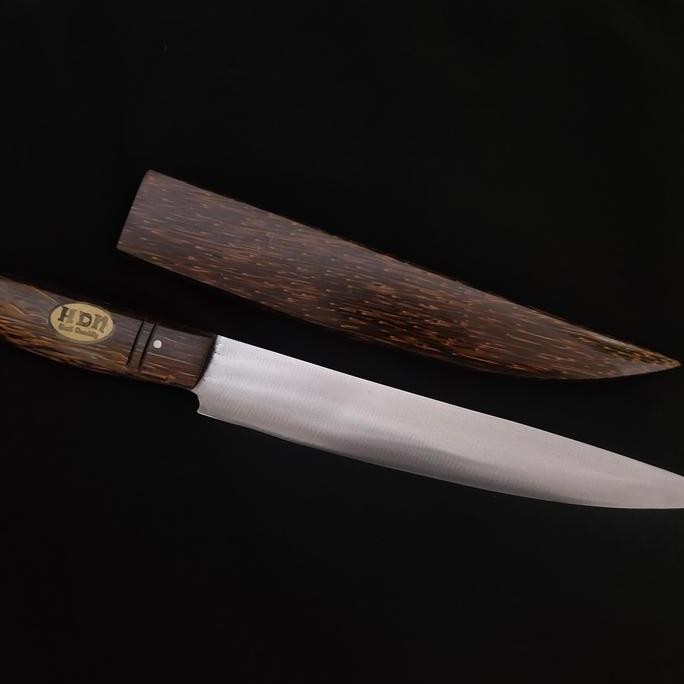 pisau pilet mini full tang ruyung sembelih daging tajam kecil serbaguna berkualitas