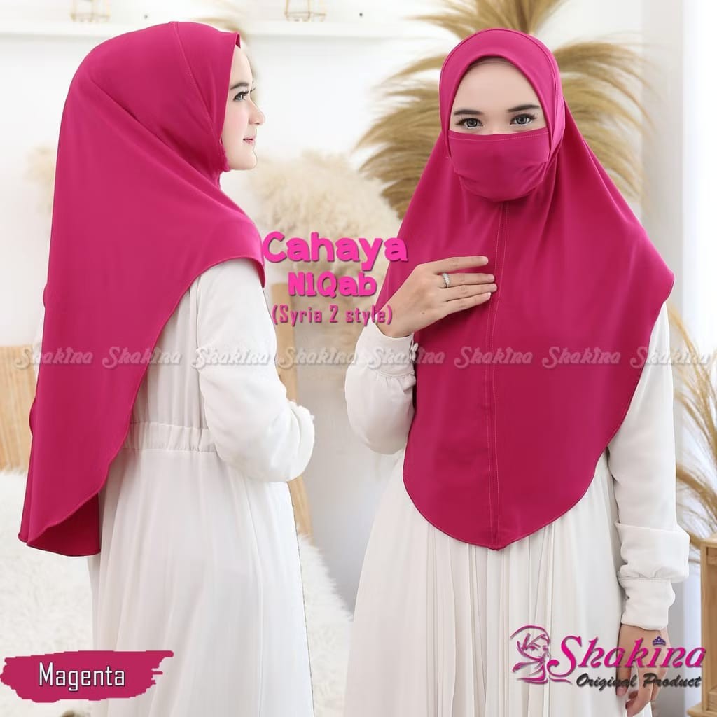 Jilbab Syari Cahaya Niqab By Shakina Danisha Hijab