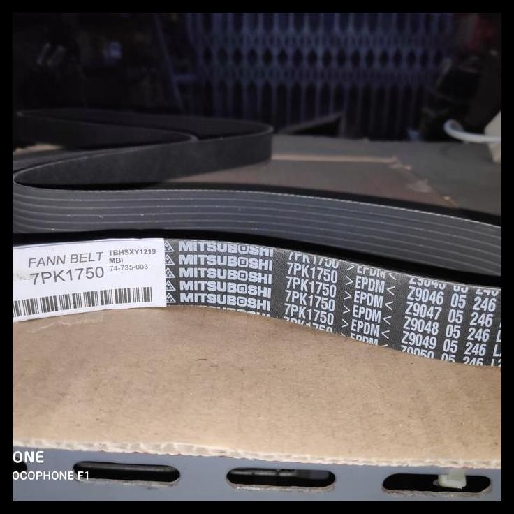 DISKON MITSUBOSHI FAN BELT 7PK1750 EPDM TALI KIPAS FANBELT 7PK 1750 