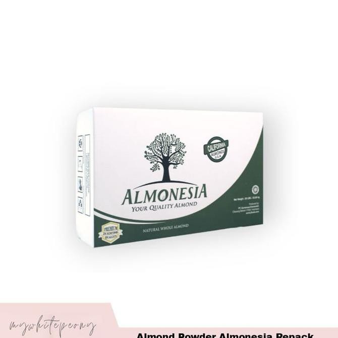 

Original Almonesia Almond Powder 250gr - Bubuk Almond Repack Premium Minuman & Kue
