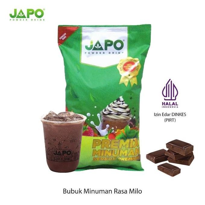 

Original JAPO Bubuk Minuman Choco Malt 1kg - Chocolate Malt Powder Drink