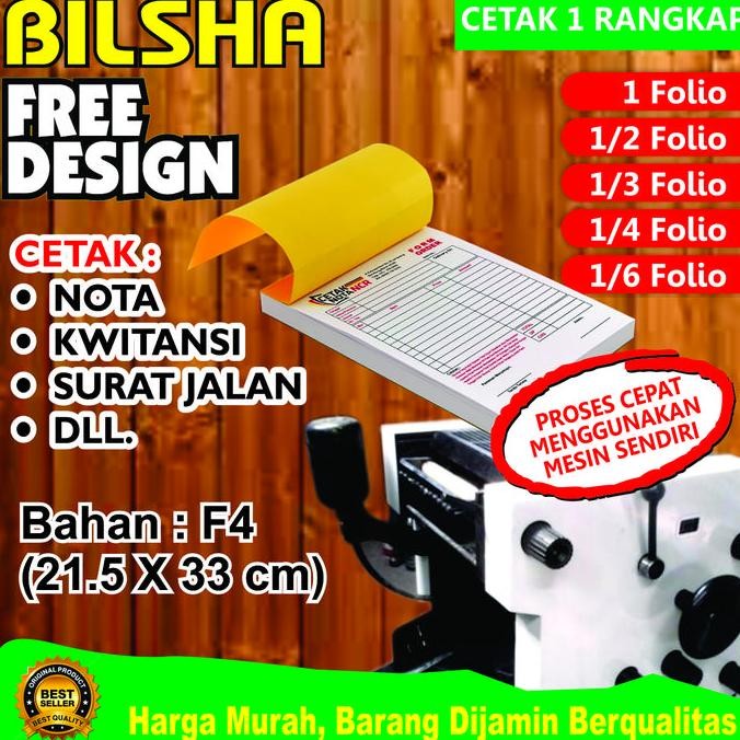 

Cetak Nota/Kwitansi/Surat Jalan 1 Play Custom Free Design