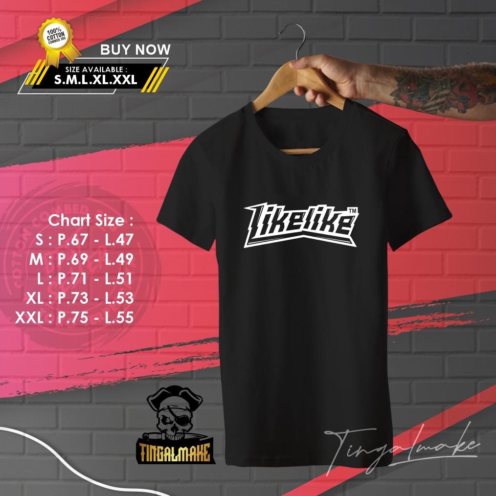Promo Kaos Likelike Bali Unisex Kaos Pria Wanita Premium Terbaik