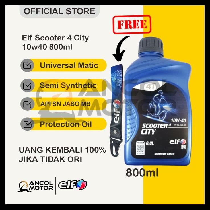 TERBARU TOTAL OLI MESIN ENERGIES HI-PERF SCOOTER MATIC 4T 700 10W40 1 LITER MOTOR MOTORCYCLE