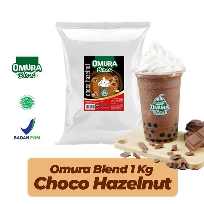 

Original OMURA Choco Hazelnut Powder Drink 1 Kg - Bubuk Minuman Coklat Hazelnut Premium