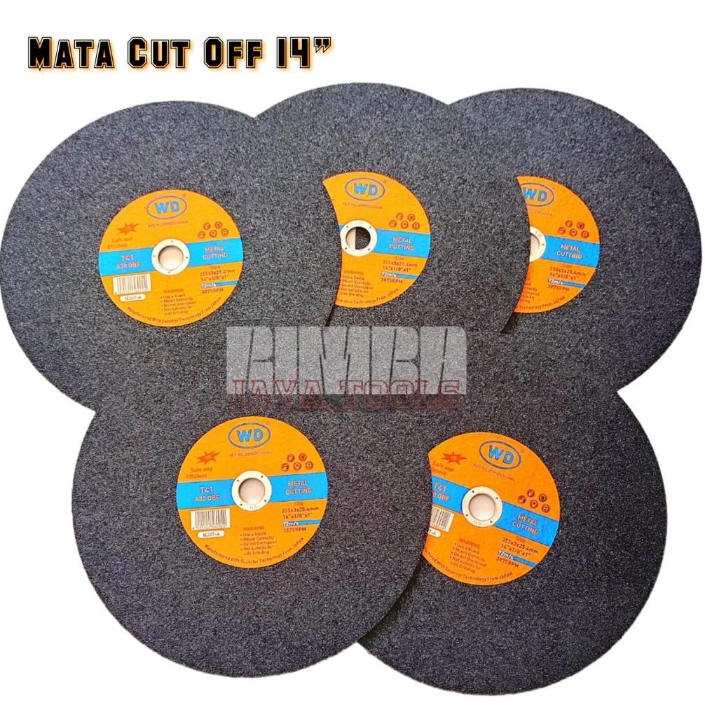 Mata CUT OFF 14 Inch WD Batu Gerinda Potong WD 14inch / Cutting Wheel WD 14"